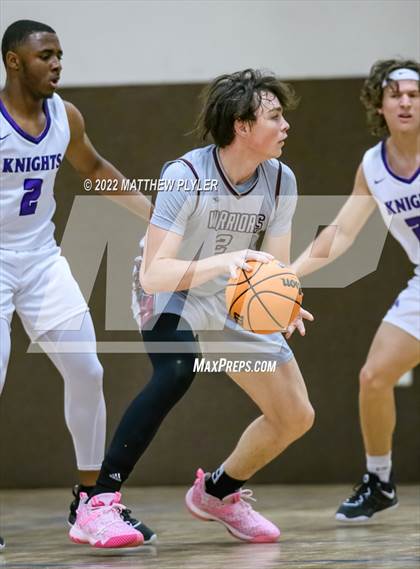 Thumbnail 3 in Village Christian Academy vs. Living Water Christian (Isaac Levy Veterans Day Tournament) photogallery.