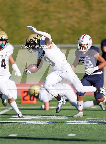 Thumbnail 2 in Skyline @ East (UHSAA 5A First Round Playoff) photogallery.