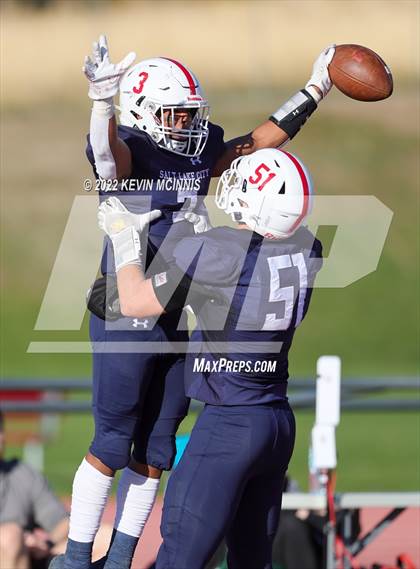Thumbnail 2 in Skyline @ East (UHSAA 5A First Round Playoff) photogallery.