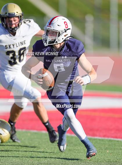 Thumbnail 2 in Skyline @ East (UHSAA 5A First Round Playoff) photogallery.