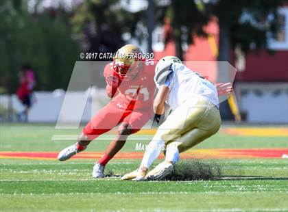 Thumbnail 3 in Red Bank Catholic @ Bergen Catholic (Scrimmage) photogallery.