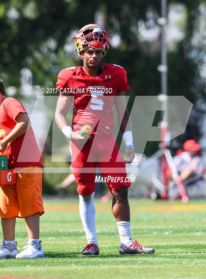 Thumbnail 3 in Red Bank Catholic @ Bergen Catholic (Scrimmage) photogallery.