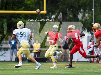 Thumbnail 1 in Red Bank Catholic @ Bergen Catholic (Scrimmage) photogallery.