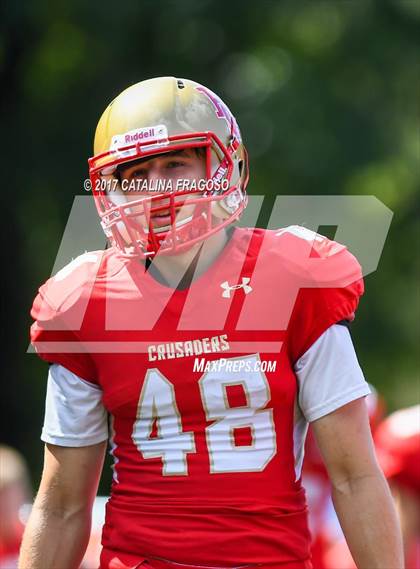 Thumbnail 1 in Red Bank Catholic @ Bergen Catholic (Scrimmage) photogallery.