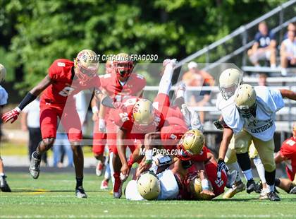 Thumbnail 3 in Red Bank Catholic @ Bergen Catholic (Scrimmage) photogallery.