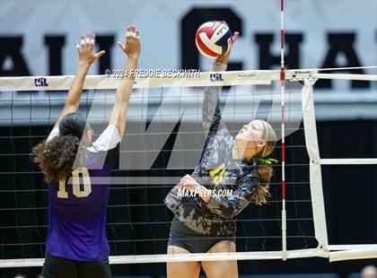 Thumbnail 3 in Boyd vs. Stockdale (UIL 3A Volleyball Division II Final) photogallery.
