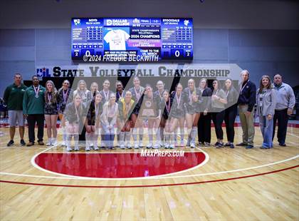 Thumbnail 3 in Boyd vs. Stockdale (UIL 3A Volleyball Division II Final) photogallery.