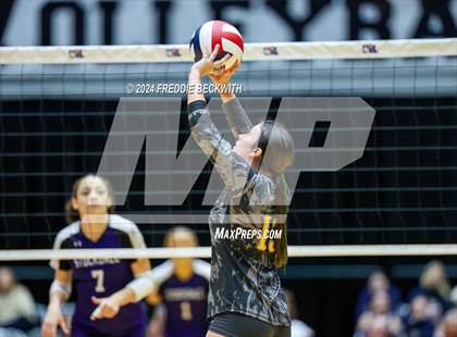 Thumbnail 2 in Boyd vs. Stockdale (UIL 3A Volleyball Division II Final) photogallery.
