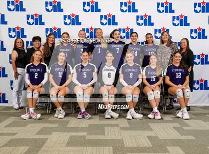 Thumbnail 3 in Boyd vs. Stockdale (UIL 3A Volleyball Division II Final) photogallery.