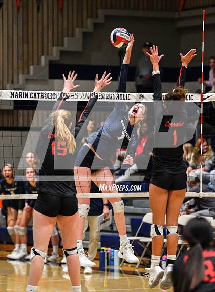 Thumbnail 3 in Carondelet vs. Marin Catholic (CIF NCS D2 Final ) photogallery.