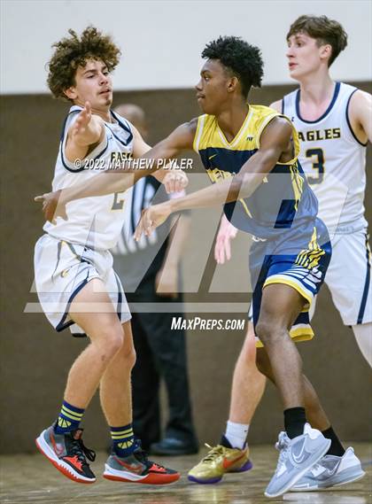Thumbnail 2 in Northwood Temple Academy vs. Heirway Christian Academy (Isaac Levy Veterans Day Tournament) photogallery.