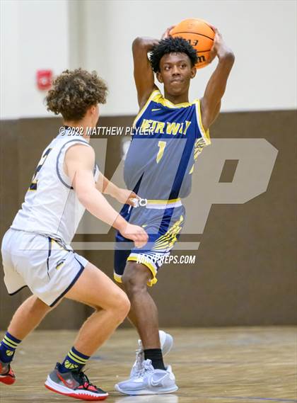 Thumbnail 2 in Northwood Temple Academy vs. Heirway Christian Academy (Isaac Levy Veterans Day Tournament) photogallery.