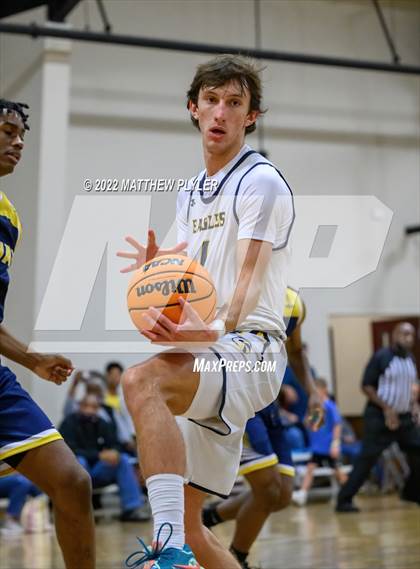 Thumbnail 2 in Northwood Temple Academy vs. Heirway Christian Academy (Isaac Levy Veterans Day Tournament) photogallery.