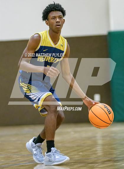 Thumbnail 3 in Northwood Temple Academy vs. Heirway Christian Academy (Isaac Levy Veterans Day Tournament) photogallery.