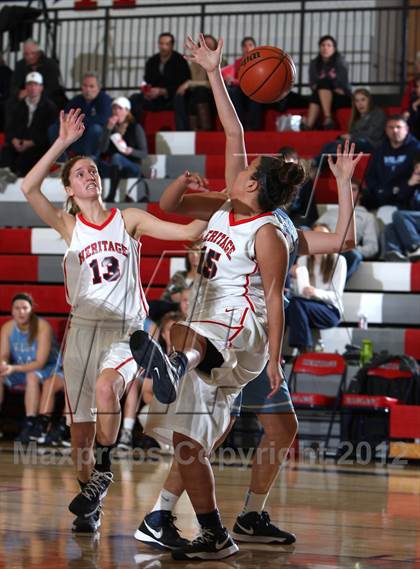Thumbnail 2 in Valor Christian vs. Heritage (Heritage Memorial Hoopla) photogallery.