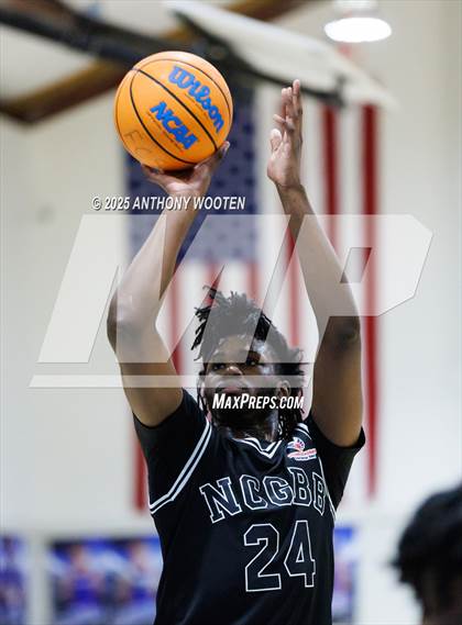 Thumbnail 3 in NC GBB Academy vs. Kid Stars Rising Christian Learning Academy (Dreamville Showcase) photogallery.