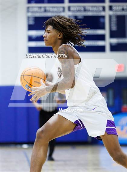 Thumbnail 1 in NC GBB Academy vs. Kid Stars Rising Christian Learning Academy (Dreamville Showcase) photogallery.