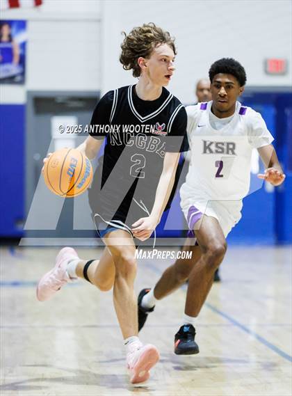 Thumbnail 2 in NC GBB Academy vs. Kid Stars Rising Christian Learning Academy (Dreamville Showcase) photogallery.