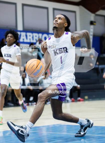 Thumbnail 1 in NC GBB Academy vs. Kid Stars Rising Christian Learning Academy (Dreamville Showcase) photogallery.