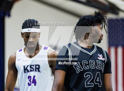 Thumbnail 3 in NC GBB Academy vs. Kid Stars Rising Christian Learning Academy (Dreamville Showcase) photogallery.