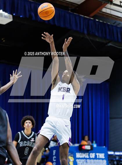 Thumbnail 2 in NC GBB Academy vs. Kid Stars Rising Christian Learning Academy (Dreamville Showcase) photogallery.