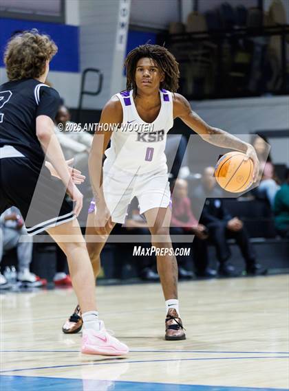 Thumbnail 3 in NC GBB Academy vs. Kid Stars Rising Christian Learning Academy (Dreamville Showcase) photogallery.