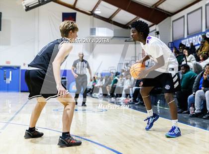 Thumbnail 3 in NC GBB Academy vs. Kid Stars Rising Christian Learning Academy (Dreamville Showcase) photogallery.