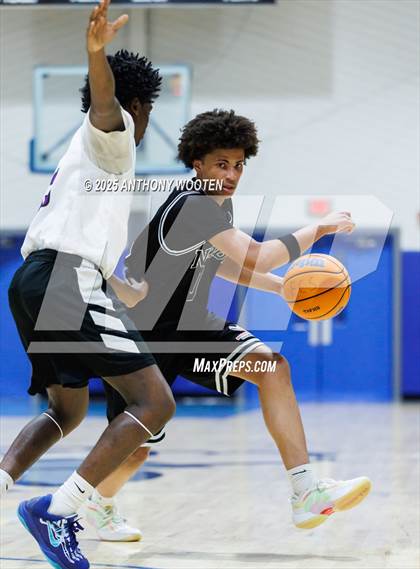 Thumbnail 3 in NC GBB Academy vs. Kid Stars Rising Christian Learning Academy (Dreamville Showcase) photogallery.