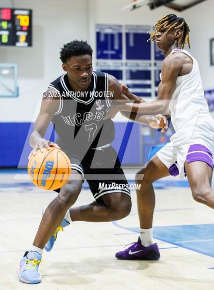 Thumbnail 1 in NC GBB Academy vs. Kid Stars Rising Christian Learning Academy (Dreamville Showcase) photogallery.