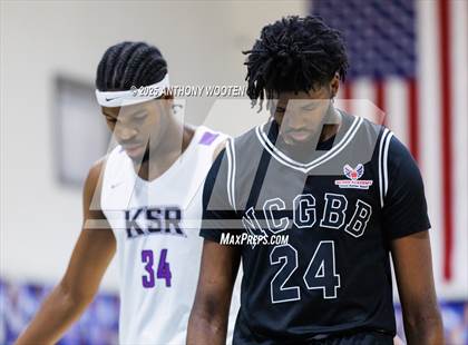 Thumbnail 2 in NC GBB Academy vs. Kid Stars Rising Christian Learning Academy (Dreamville Showcase) photogallery.