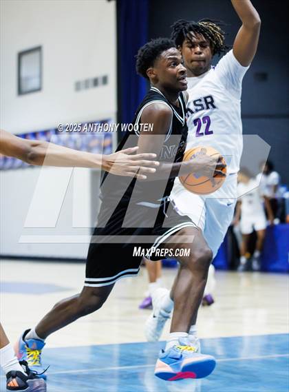 Thumbnail 3 in NC GBB Academy vs. Kid Stars Rising Christian Learning Academy (Dreamville Showcase) photogallery.