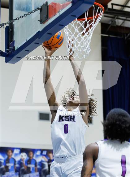 Thumbnail 1 in NC GBB Academy vs. Kid Stars Rising Christian Learning Academy (Dreamville Showcase) photogallery.