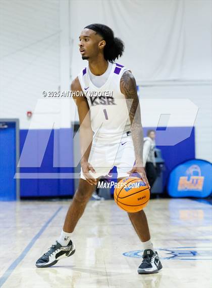 Thumbnail 3 in NC GBB Academy vs. Kid Stars Rising Christian Learning Academy (Dreamville Showcase) photogallery.