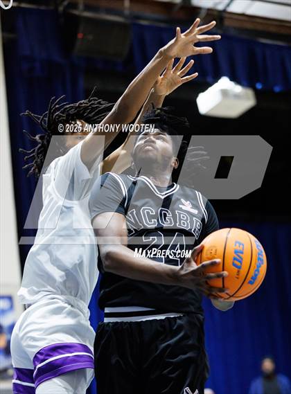 Thumbnail 2 in NC GBB Academy vs. Kid Stars Rising Christian Learning Academy (Dreamville Showcase) photogallery.
