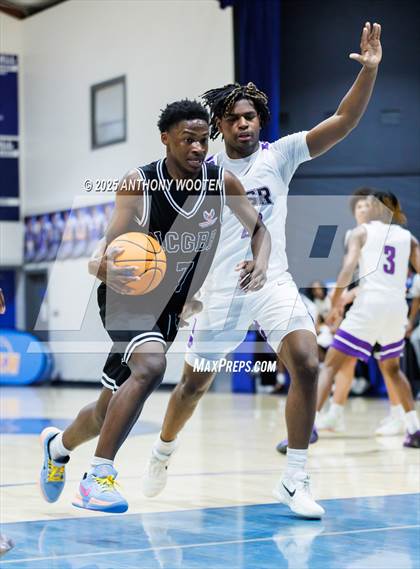 Thumbnail 2 in NC GBB Academy vs. Kid Stars Rising Christian Learning Academy (Dreamville Showcase) photogallery.