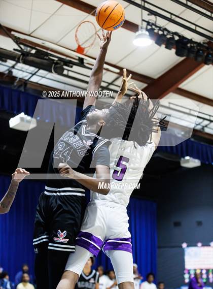 Thumbnail 1 in NC GBB Academy vs. Kid Stars Rising Christian Learning Academy (Dreamville Showcase) photogallery.