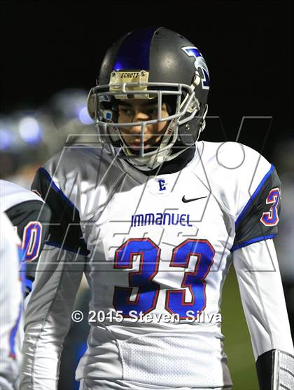 Thumbnail 2 in Immanuel vs. Mater Dei Catholic (CIF State Division 5-AA  Final) photogallery.