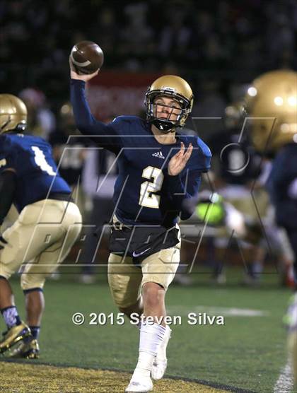 Thumbnail 1 in Immanuel vs. Mater Dei Catholic (CIF State Division 5-AA  Final) photogallery.