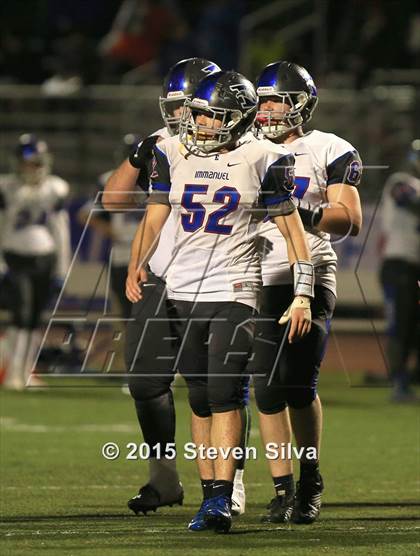 Thumbnail 3 in Immanuel vs. Mater Dei Catholic (CIF State Division 5-AA  Final) photogallery.