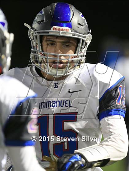 Thumbnail 2 in Immanuel vs. Mater Dei Catholic (CIF State Division 5-AA  Final) photogallery.