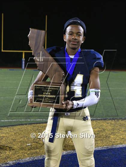 Thumbnail 2 in Immanuel vs. Mater Dei Catholic (CIF State Division 5-AA  Final) photogallery.