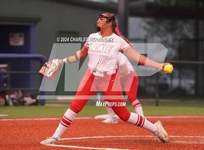 Thumbnail 2 in Lake Creek vs. Lake Belton (UIL Softball 5A Region III Final) photogallery.