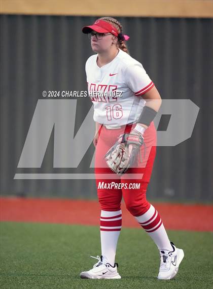 Thumbnail 2 in Lake Creek vs. Lake Belton (UIL Softball 5A Region III Final) photogallery.