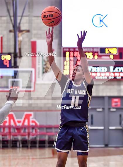 Thumbnail 1 in West Ranch vs. Bishop O'Connell (Nike Extravaganza) photogallery.