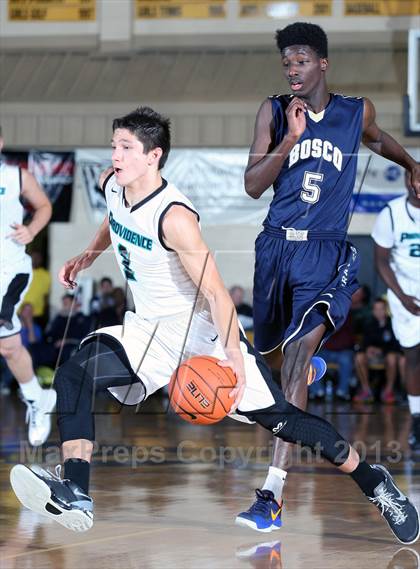 Thumbnail 2 in Providence vs. St. John Bosco (City of Palms Classic) photogallery.