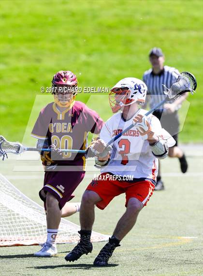 Thumbnail 1 in O'Dea vs. Eastside Catholic (WALAX 3A Final)  photogallery.