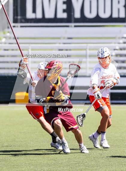 Thumbnail 3 in O'Dea vs. Eastside Catholic (WALAX 3A Final)  photogallery.