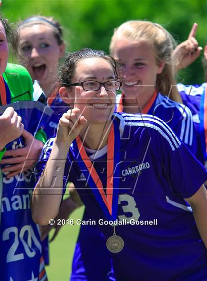 Thumbnail 2 in Carrboro vs. Forbush (NCHSAA 2A Final) photogallery.