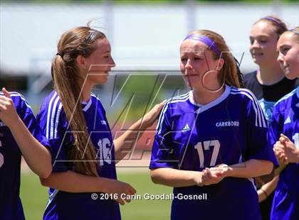Thumbnail 1 in Carrboro vs. Forbush (NCHSAA 2A Final) photogallery.