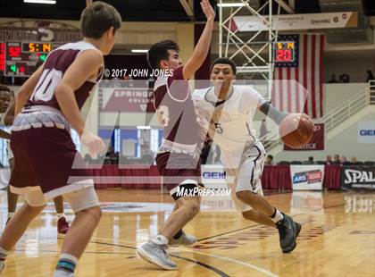 Thumbnail 3 in Hudson Catholic vs St Anthony (Spalding Hoophall Classic) photogallery.